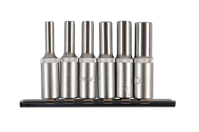 Laser Tools Deep Star Socket Set 1/4"D 6pc - PL