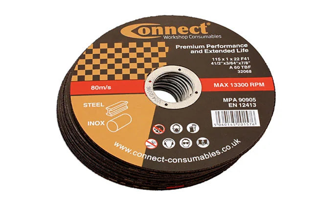 Connect Extra Thin Cutting Discs x 1.0mm 10pc 75-115mm