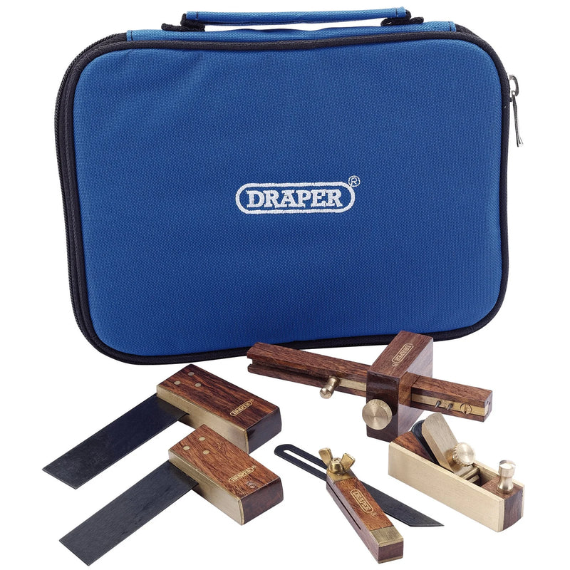 Draper Mini Woodwork Set 5 Piece Tools with Storage Pouch