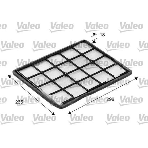 Valeo Cabin Air Filter (Pollen Filter) Centre 698199