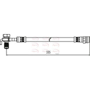 Apec Brake Hydraulic Hose Line Rear Left HOS4110