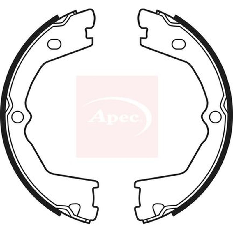 Apec Parking Brake Shoe Set SHU701