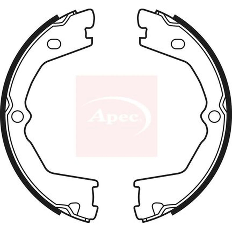 Apec Parking Brake Shoe Set SHU701
