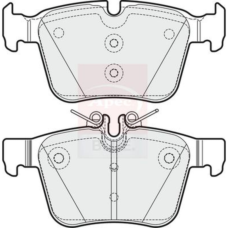 Apec Rear Brake Pad Set PD3379