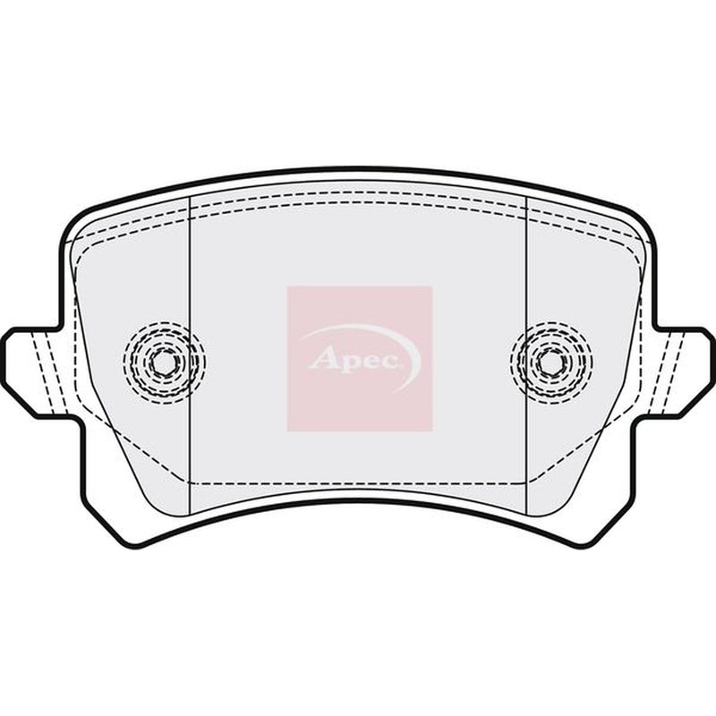 Apec Rear Brake Pad Set PAD2190