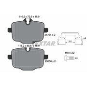 Textar Rear Brake Pad Set 2470401