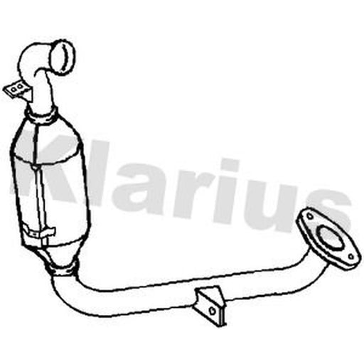 Klarius Catalyst Type Approved With Pipe Front 321889