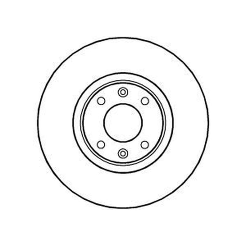 Abtex 2 x Vented Front Brake Discs BD1264V