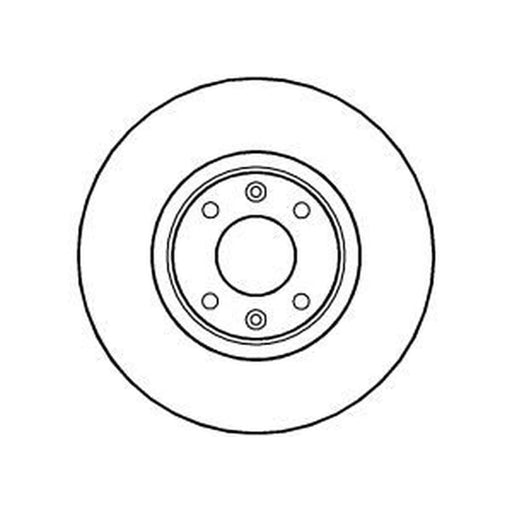 Abtex 2 x Vented Front Brake Discs BD1264V