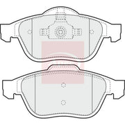 Apec Front Brake Pad Set PAD1186