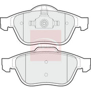 Apec Front Brake Pad Set PAD1186