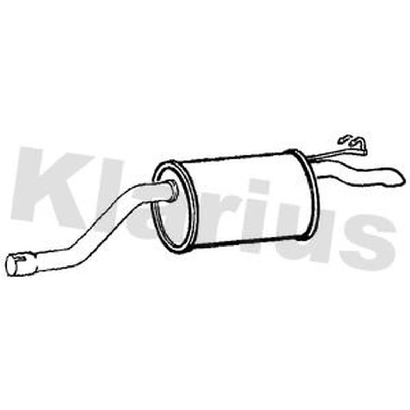 Klarius Box With Tail Pipe Rear FT782L