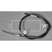 Borg & Beck Handbrake Cable Left Rear BKB3352