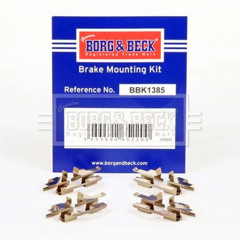 Borg & Beck Brake Pad Accessory Fitting Kit Rear BBK1385
