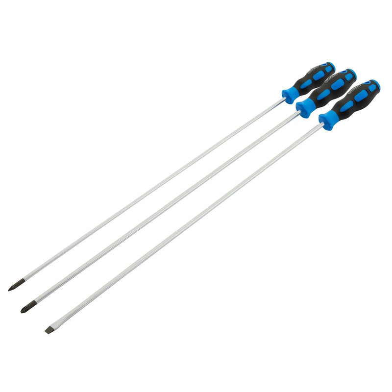 Draper Extra Long Reach Screwdriver Set 450mm 3 Piece