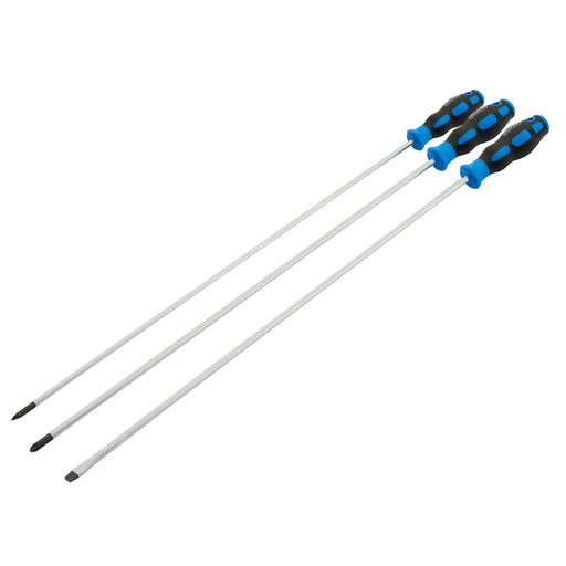 Draper Extra Long Reach Screwdriver Set 450mm 3 Piece