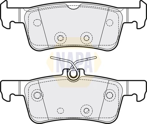 NAPA Rear Brake Solid Discs & Pads fits FORD