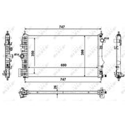 NRF Engine Radiator 53775