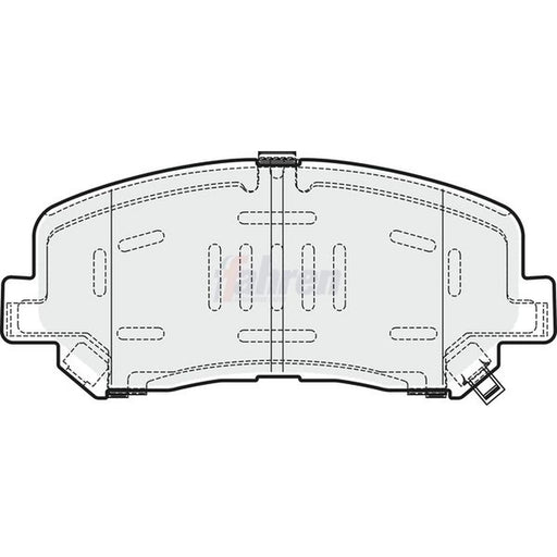 Fahren Front Brake Pad Set FBP3728