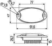 Hella 2JA 343 570-117 Interior Light