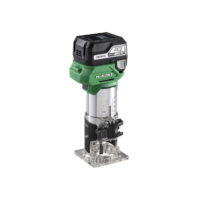 HiKOKI M1808DAJPZ 1/4in Trimmer 18V 1 x 5.0Ah Li-ion - M1808DAJPZ