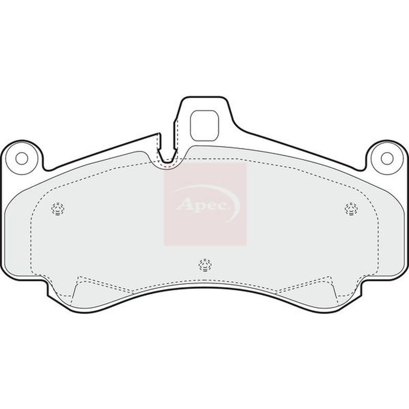 Apec Front Brake Pad Set PAD1408