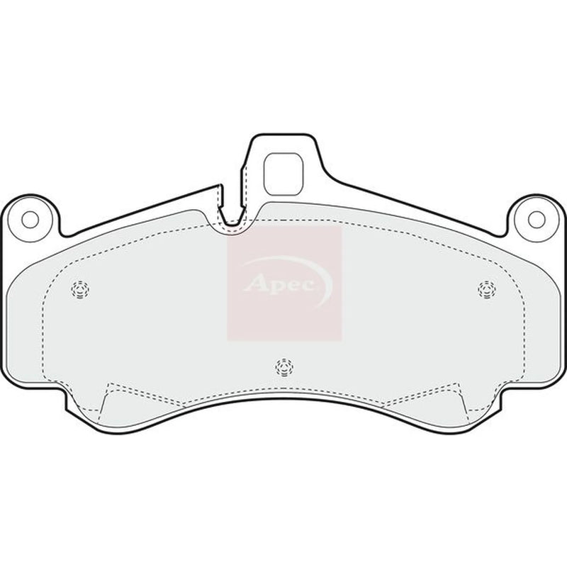 Apec Front Brake Pad Set PAD1408