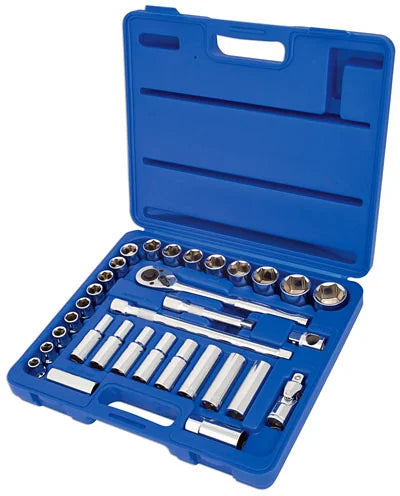 Laser Tools Socket Set 1/2"D 32pc - PL