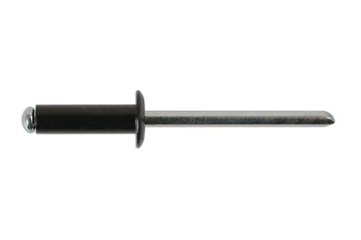 Connect Std Flange Black Rivets 4.8mm x 14mm 100pc - CPL