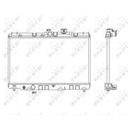 NRF Engine Radiator 53399
