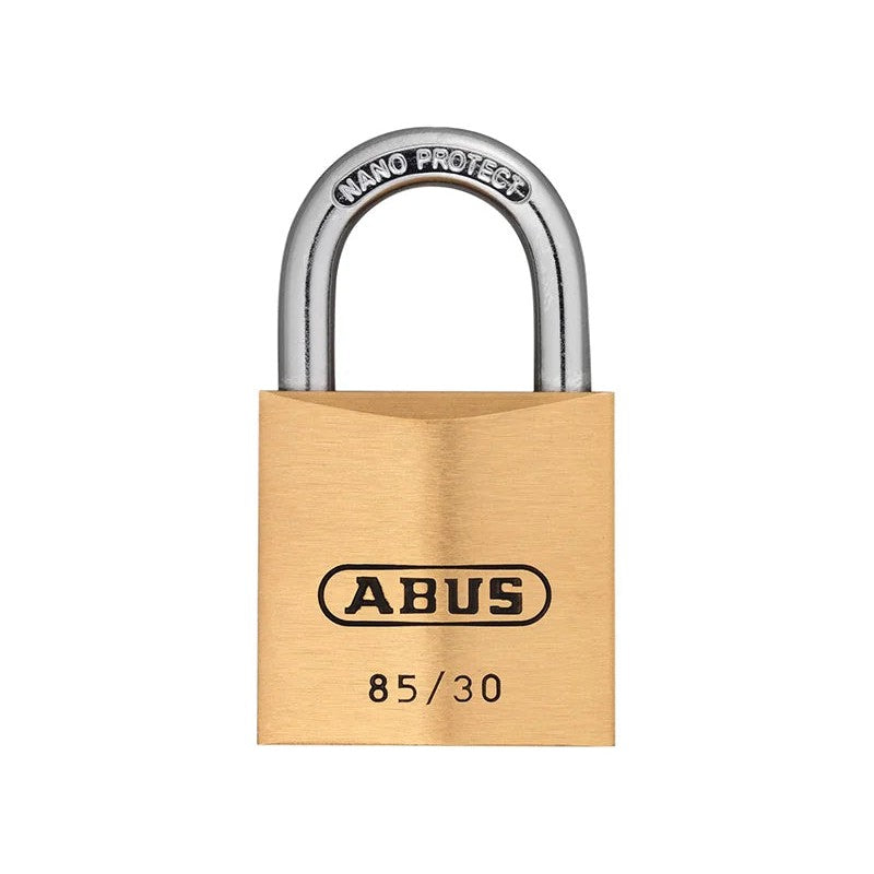 ABUS Mechanical 85/ Brass Padlock Carded 30-60mm