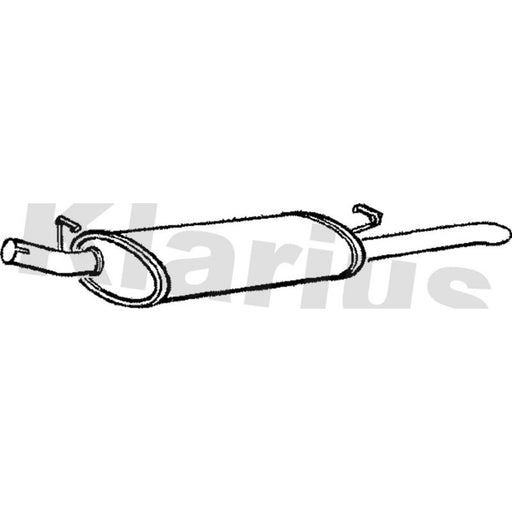 Klarius Box With Tail Pipe Rear VL478M