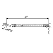 Bosch Brake Hydraulic Hose Line Rear 1 987 481 177