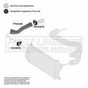 First Line Intercooler Turbo Charge Air Hose FTH1345