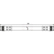 Apec Brake Hydraulic Hose Line Rear HOS3102