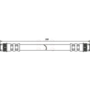 Apec Brake Hydraulic Hose Line Rear HOS3102