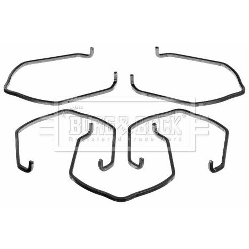 Borg & Beck 5 x Charge Air Hose Fastening Clamp Wide Thick BHC2010