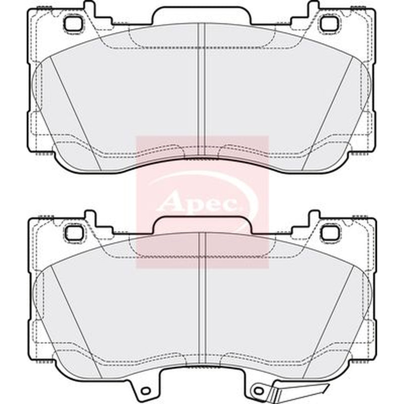 Apec Front Brake Pad Set PAD2112