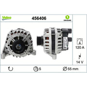 Valeo Car Alternator 12V 456406