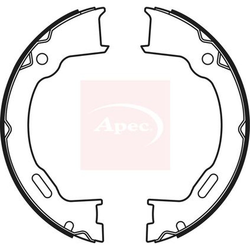 Apec Parking Brake Shoe Set SHU715