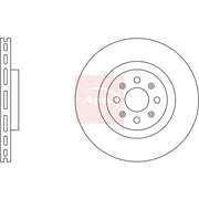 Apec 2 x Vented Front Brake Discs DSK3769