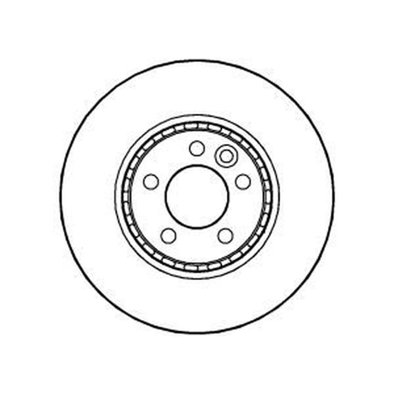 Abtex 2 x Vented Front Brake Discs BD851V