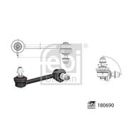 Febi Stabiliser Bar Link Coupling Rod Rear Right 180690