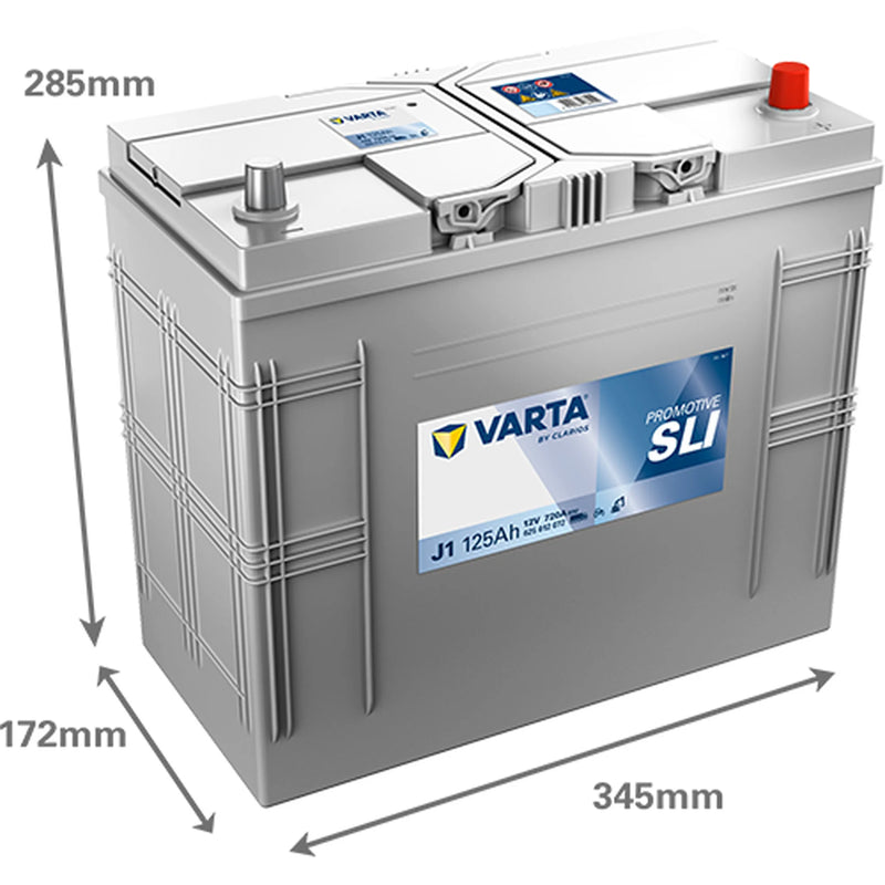 Varta Battery 12V 125Ah 720A 625012072K182