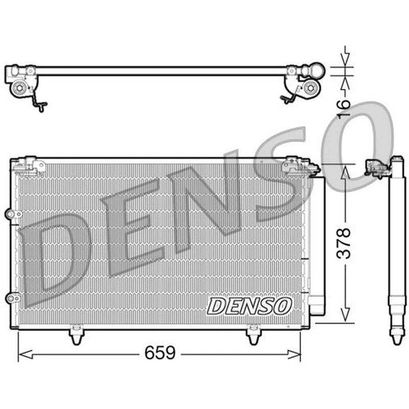 Denso Air Conditioning Condenser DCN51003