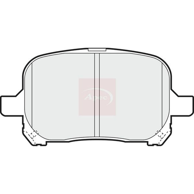 Apec Front Brake Pad Set PAD962