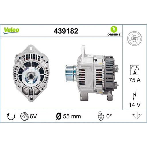 Valeo Car Alternator 12V 439182