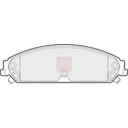 Apec Front Brake Pad Set PAD1557