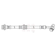 Apec Brake Hydraulic Hose Line Front Right HOS4437