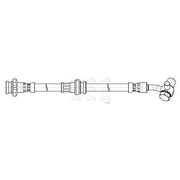 Apec Brake Hydraulic Hose Line Front Right HOS4437